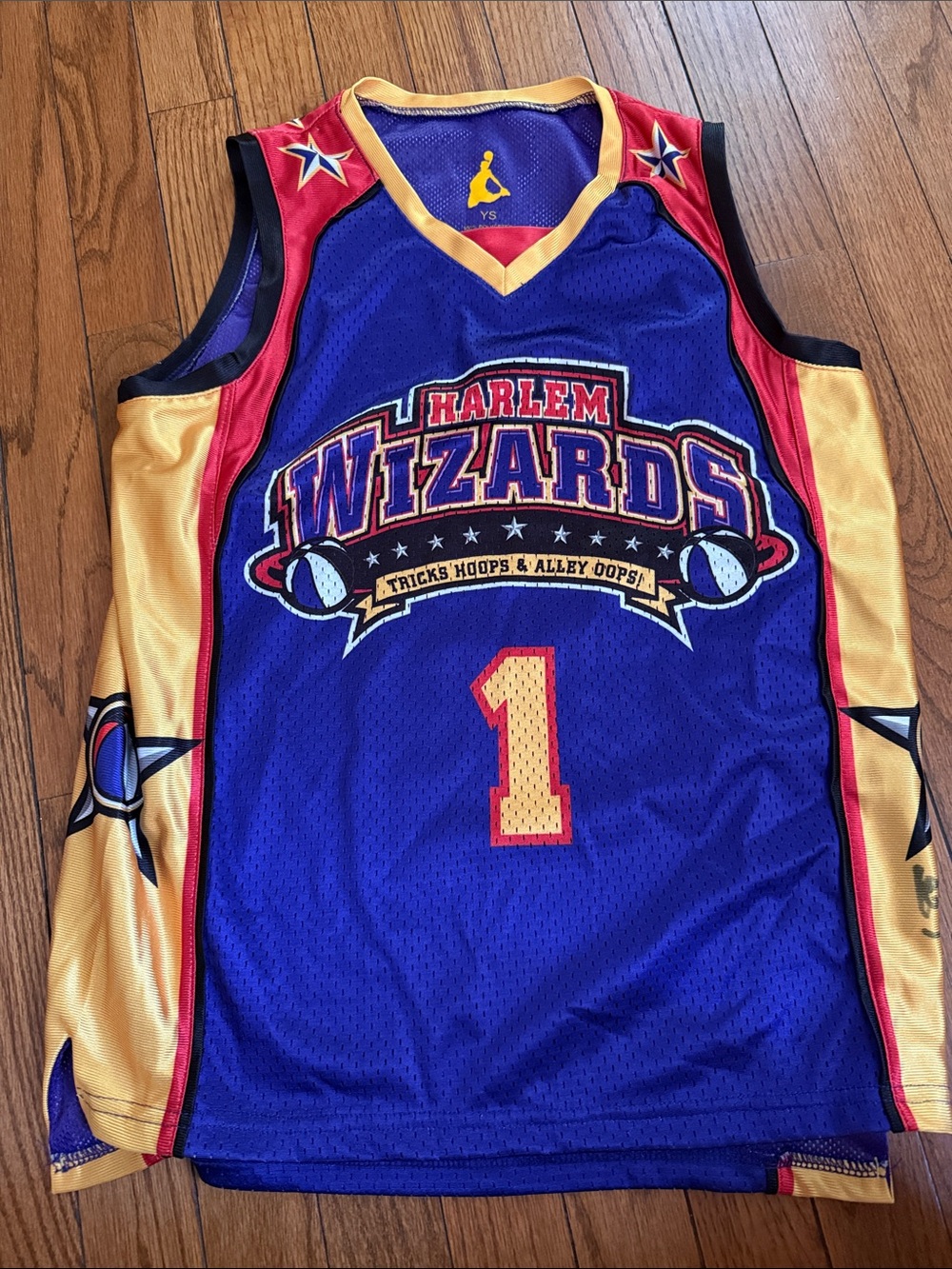 Harlem Wizards Blue/Gold Basketball Jersey - Brand: Unknown
